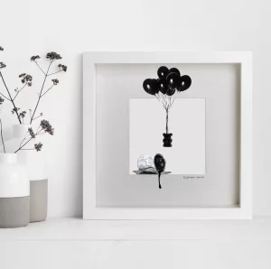 Mini Collector Black balloon