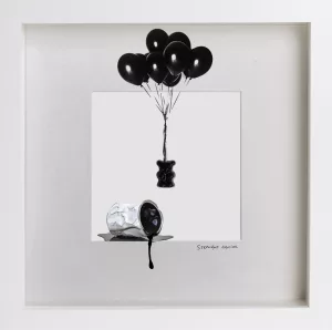 Mini Collector Black balloon