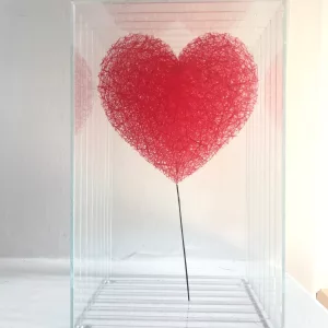 Red Heart, 13x13x21,5cm