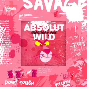 ABSOLUT PINK 25x25