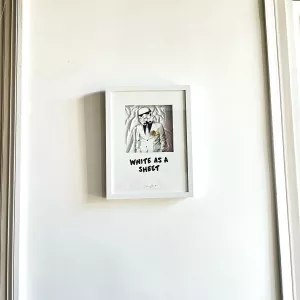 original Pop Art White as sheet by Stephane Gautier (1)