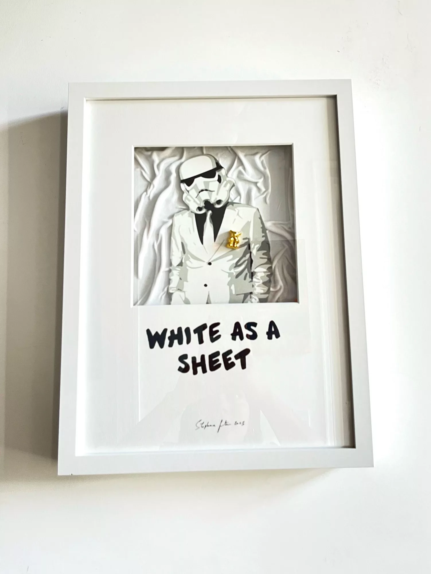 original Pop Art White as sheet by Stephane Gautier (2)