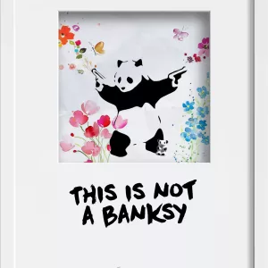 Hand made This is not a Banksy