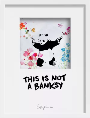 Hand made This is not a Banksy