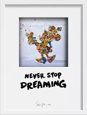 Hand made Never stop dreaming