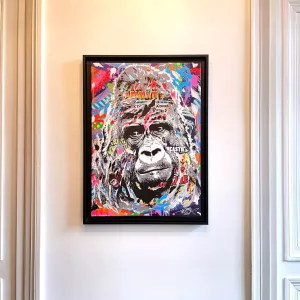 Beasty gorilla, 70x50cm,