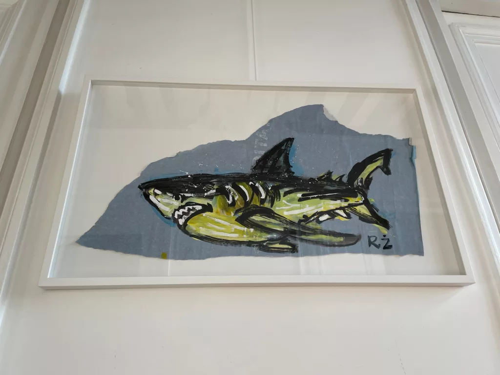 Le requin, 50x81cm