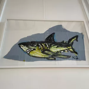 Le requin, 50x81cm