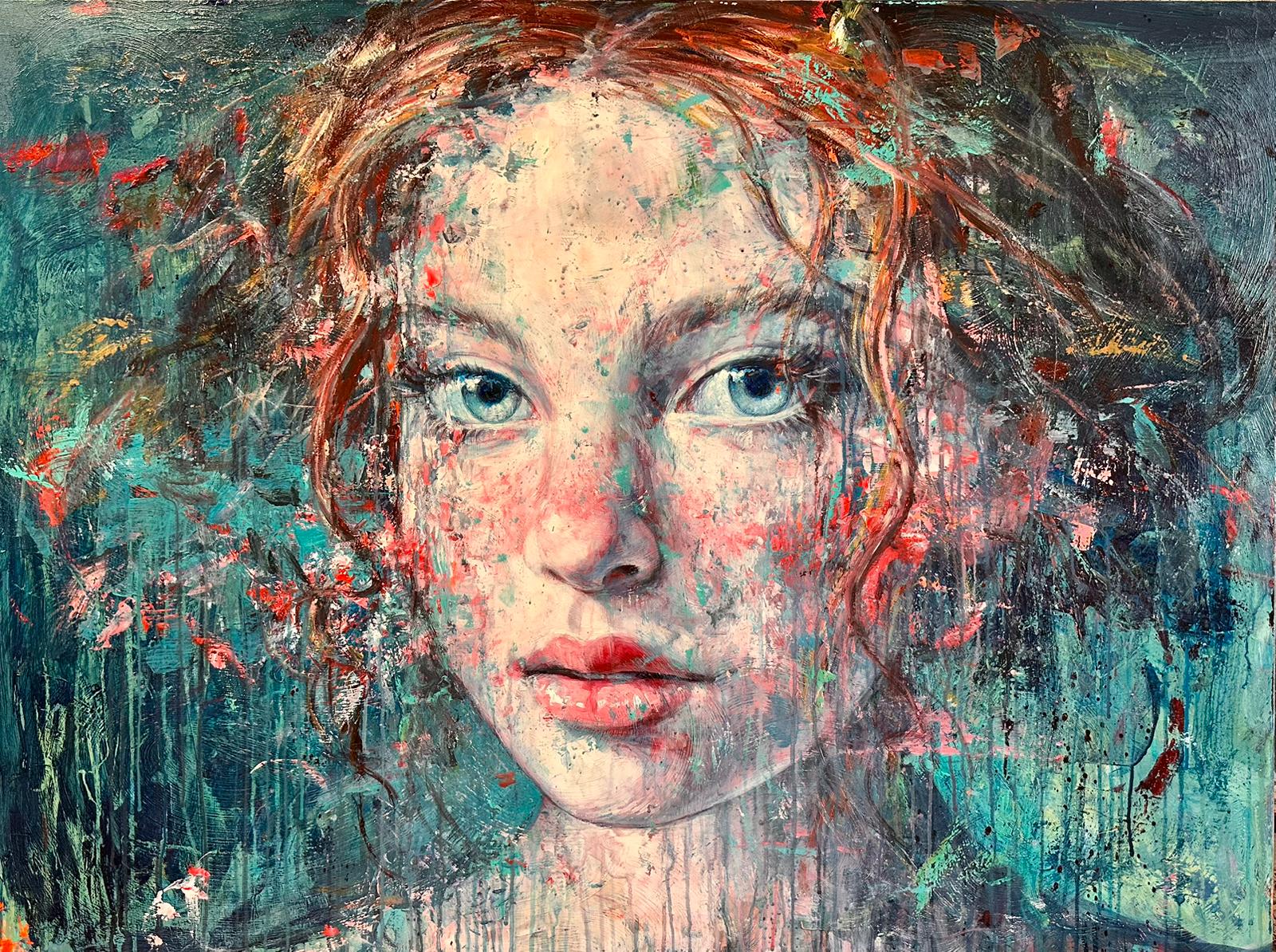Alice, 90x120cm, tempera grassa et huile sur toile