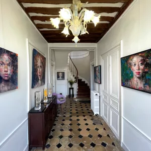 Exposition La galerie de Portraits à la galerie Barrou Planquart avec Michelino Iorizzo et François Bel