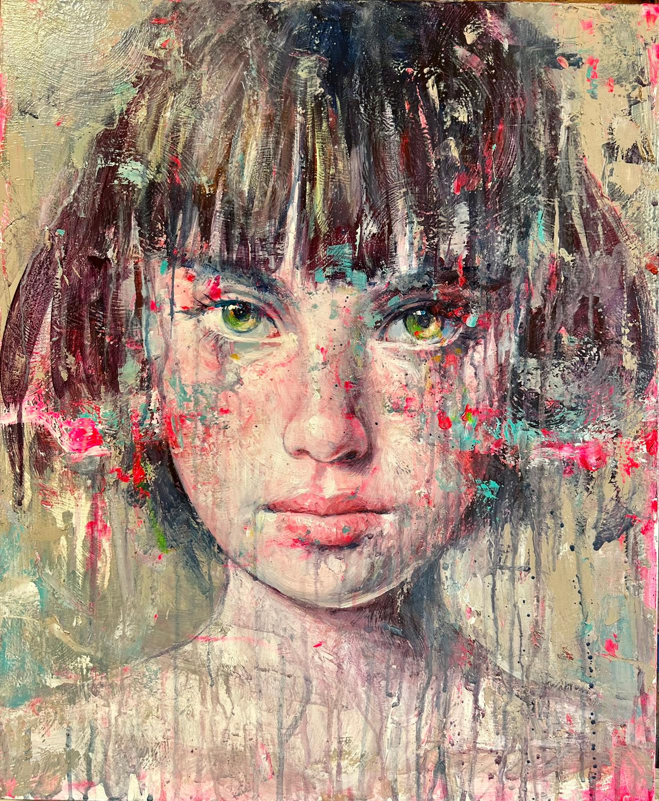 Virginia, 60x50cm, tempera grassa et huile sur toile