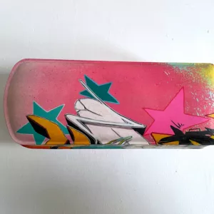 Combi rose vert 10x22x9cm, Kesa Graffiti (6)
