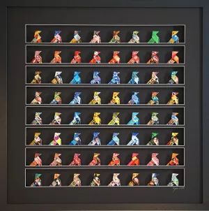 Art collection Mini Yellow square