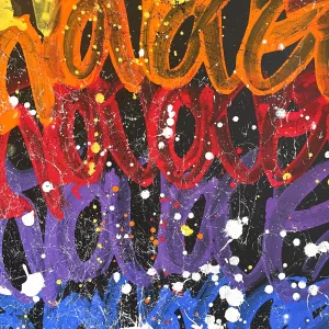 Sans titre II, JonOne, 65x50cm, acrylique et encre sur papier marouflé sur toile.jpg (6)