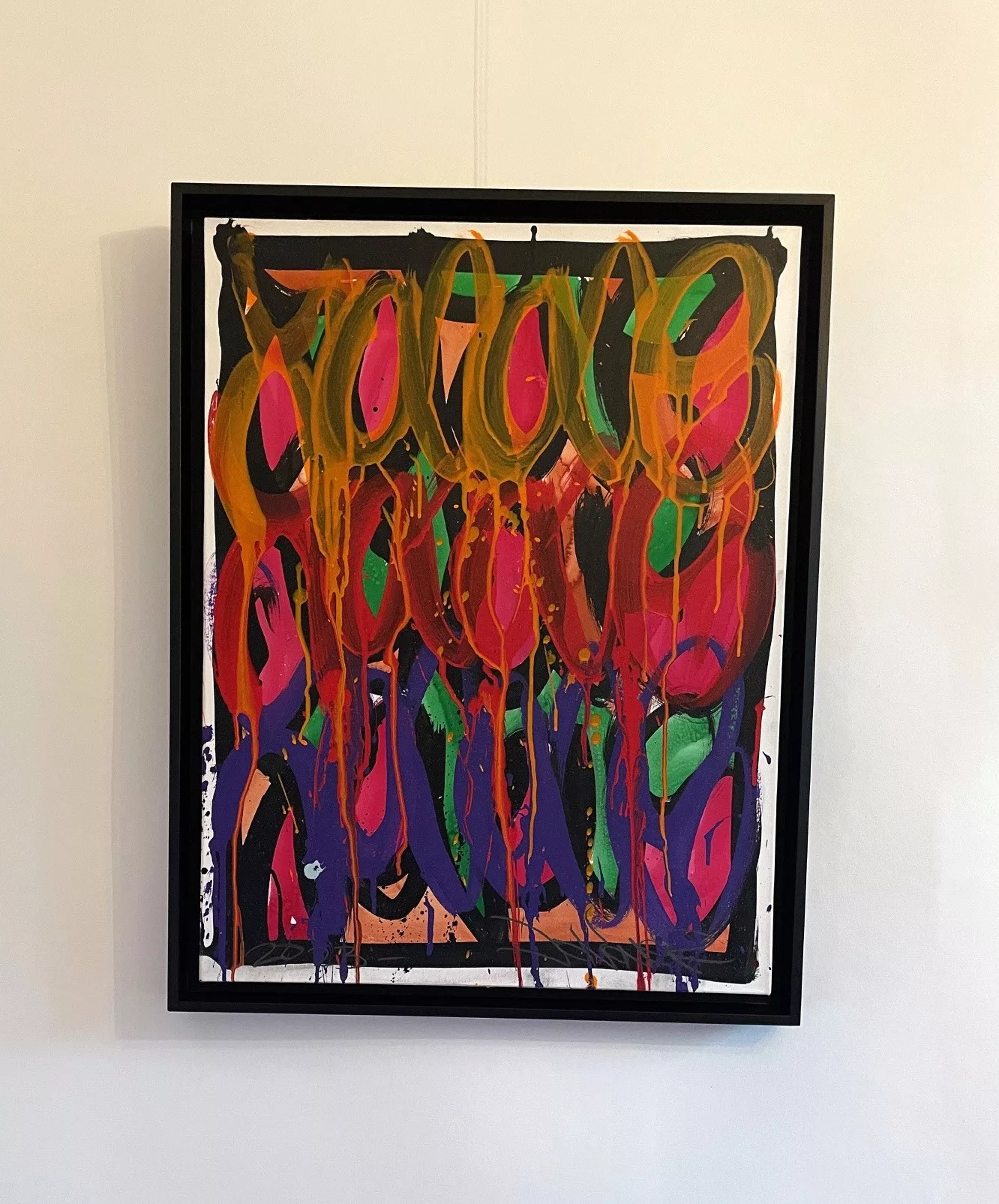 Sans titre III, JonOne, 65x50cm, acrylique et encre sur papier marouflé sur toile.jpg (3) Sans titre III, JonOne, 65x50cm, acrylique et encre sur papier marouflé sur toile.jpg (3)