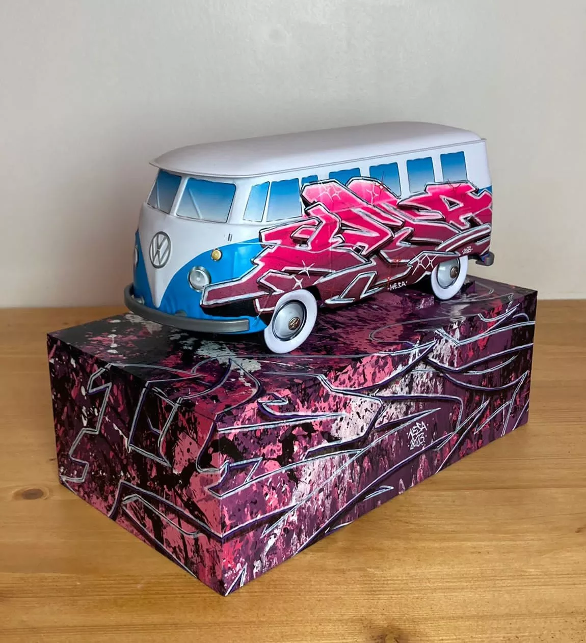 combi bleu 25x14x18.5cm