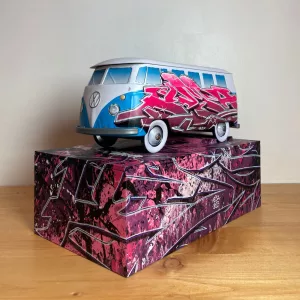 combi bleu 25x14x18.5cm, Kesa Graffiti