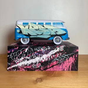 combi bleu 25x14x18.5cm, Kesa Graffiti