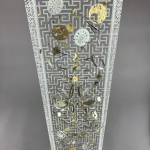 Labyrinthe, 60x17x10cm, 3 faces gravées, Francois Bel