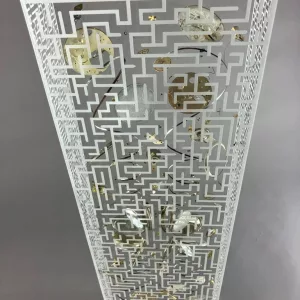 Labyrinthe, 60x17x10cm, 3 faces gravées, Francois Bel. 3