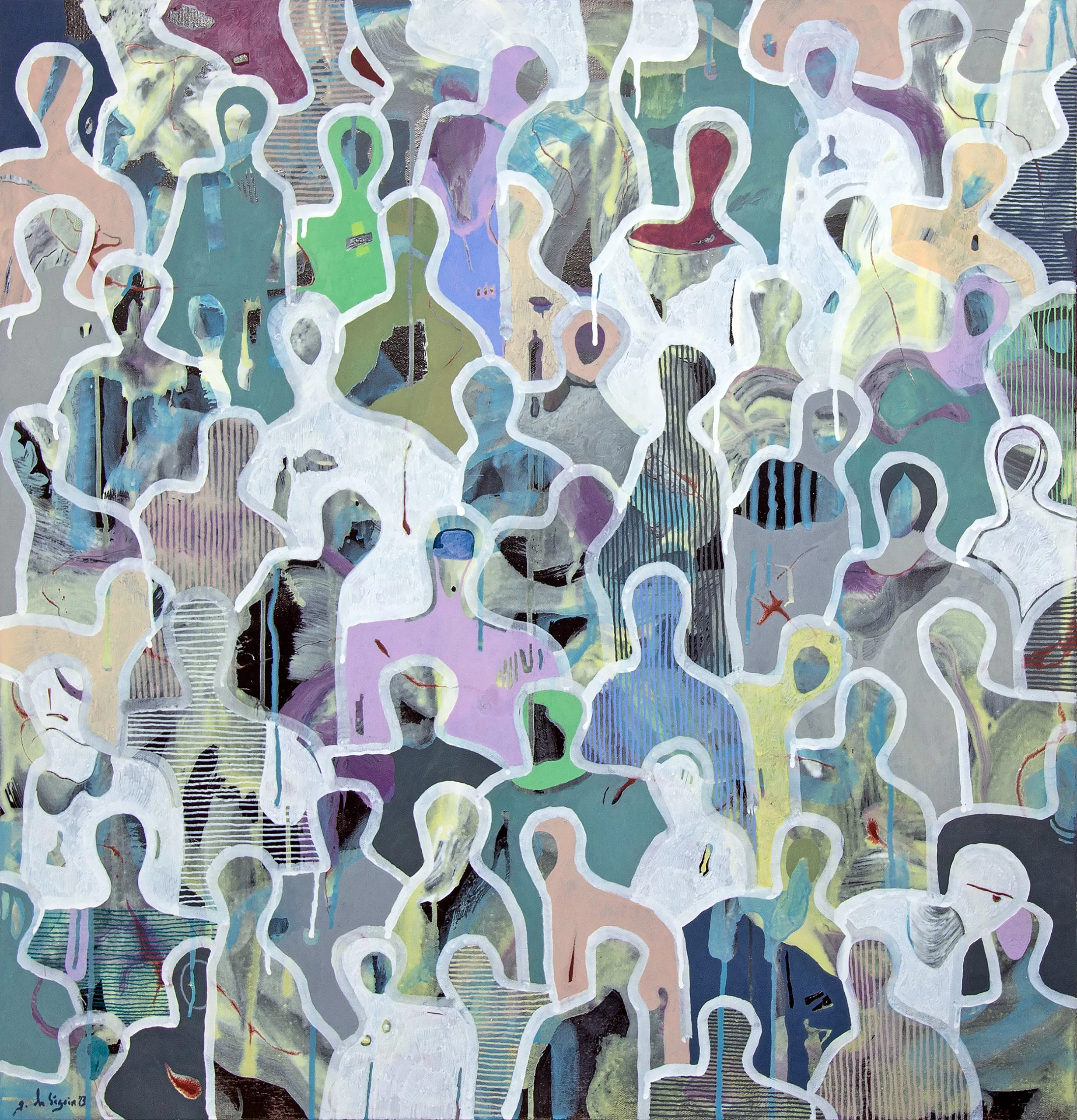 étoiles de mer... - 80x80 - 2023