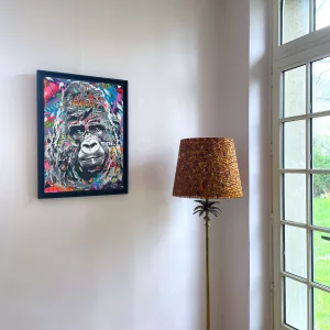 Beasty gorilla by Jo Di Bona, 70x50cm, mixed media, 1/1