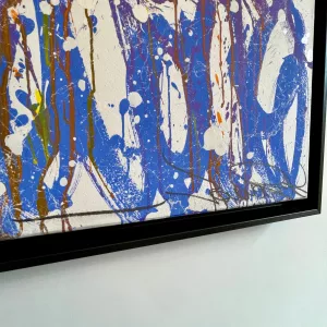 Untitled IV, gouache and ink on paper mounted on canvas with black wooden frame, by Jonone, 65x50cm .jpg (1)