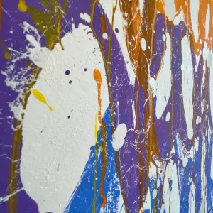 Untitled IV, gouache and ink on paper mounted on canvas with black wooden frame, by Jonone, 65x50cm .jpg (5)