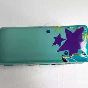 Tagged utrquoise blue metal WV combi painted by Kesa Graffiti (6)