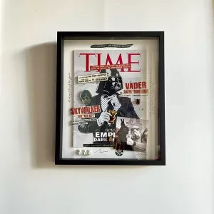 Good news Time, oeuvre originale pop art inspirée à Stéphane Gautier par Star wars (2)