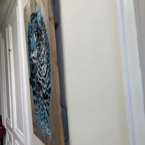 Jaguar bleu, 73x36cm, Mosko, art urbain (7)