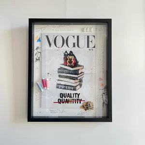 Oeuvre originale pop art inspirée à Stéphane Gautier par la mode et le luxe (4)