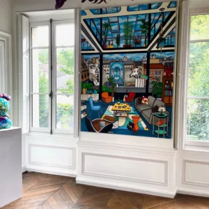 Rendez-vous au 7ième, 195x143cm