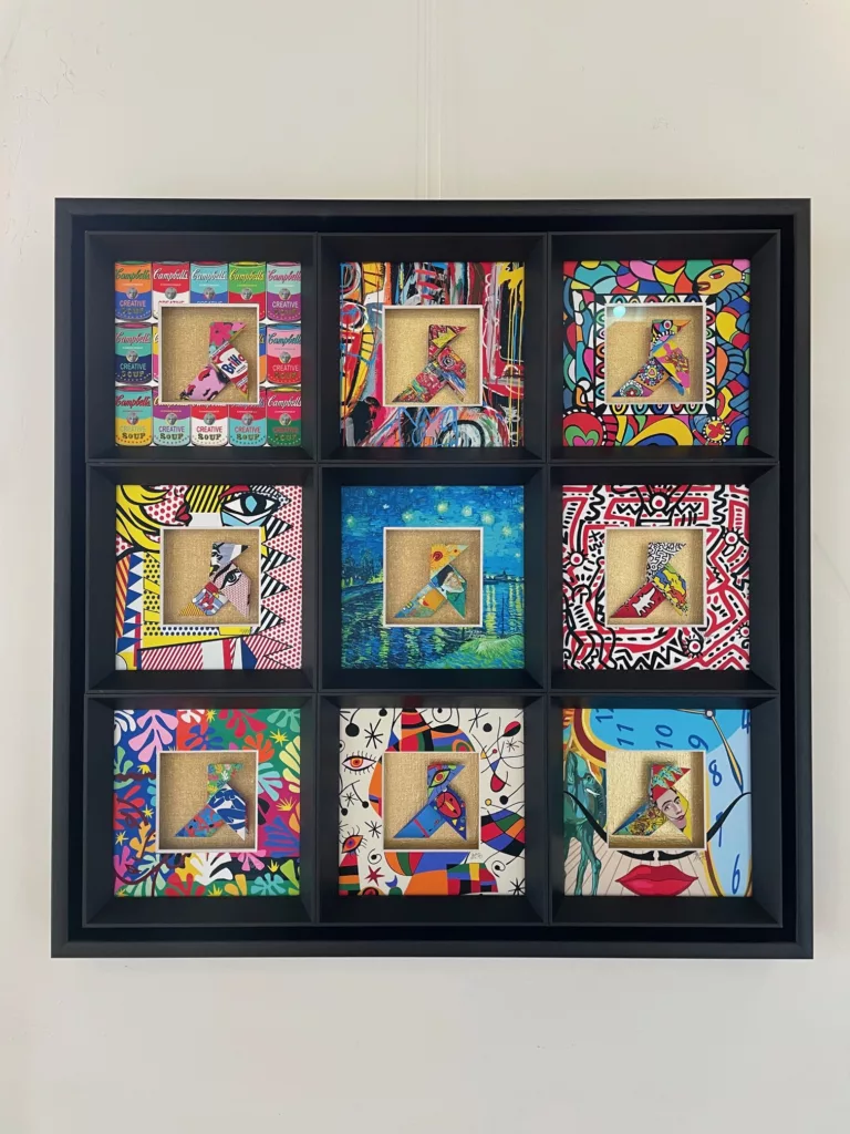 Paper, folding, collage