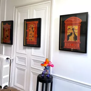 Expo Papiers, pliages, collages, avec Jérôme Bourgeot et Richard Orlinski