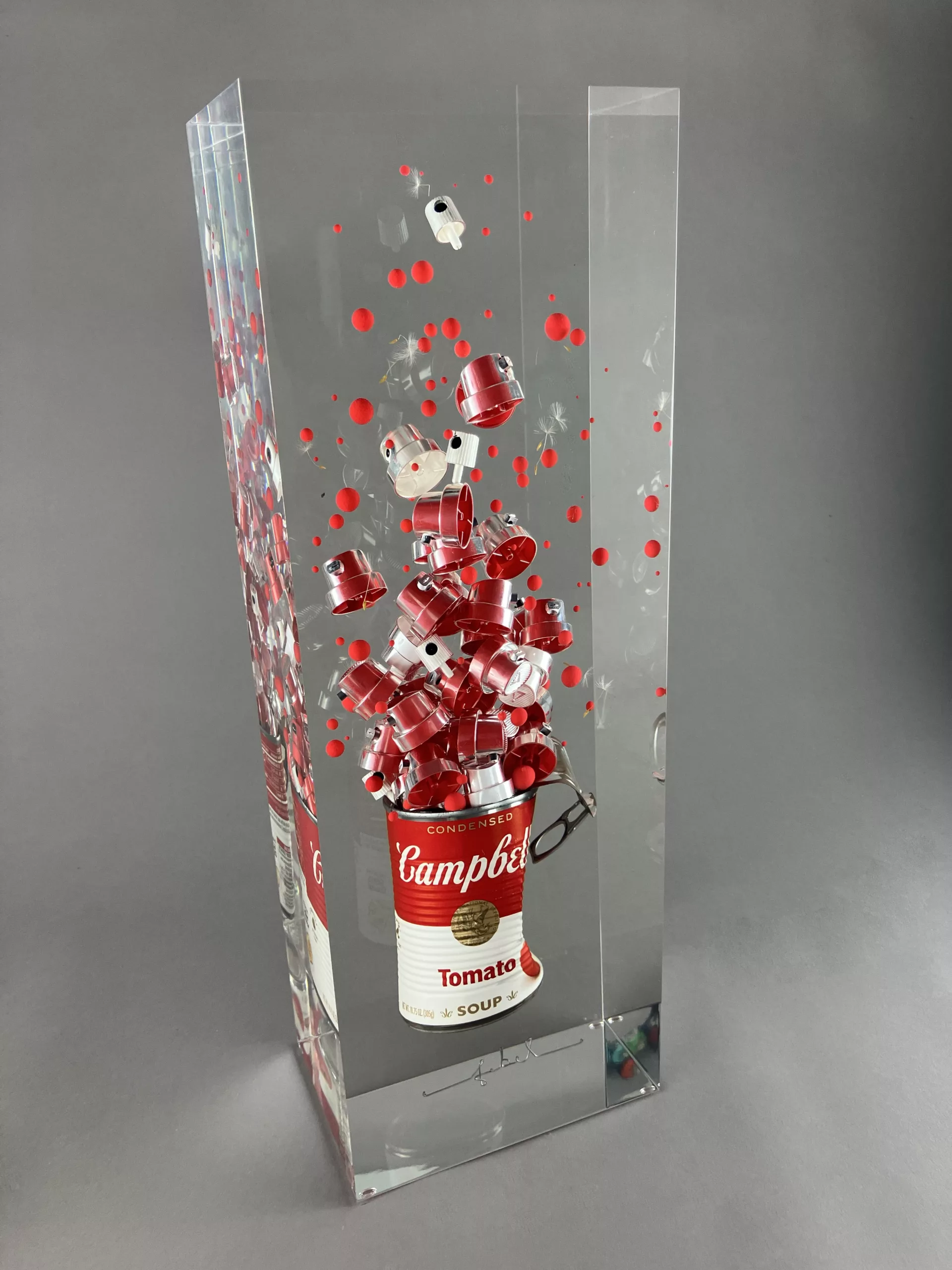 Warhology-Dandelions/caps/bubbles-40x14x10 cm