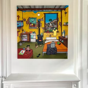Un autre regard, 100x96cm, technique mixte