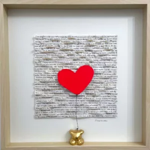 Le coeur, Stéphane Gautier, 50x50cm, technique mixte, pièce unique (3)