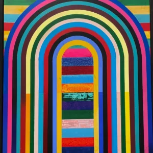 Lucky, 60x50cm, Matt Dosa, spray paint and acrylica on playwood pane