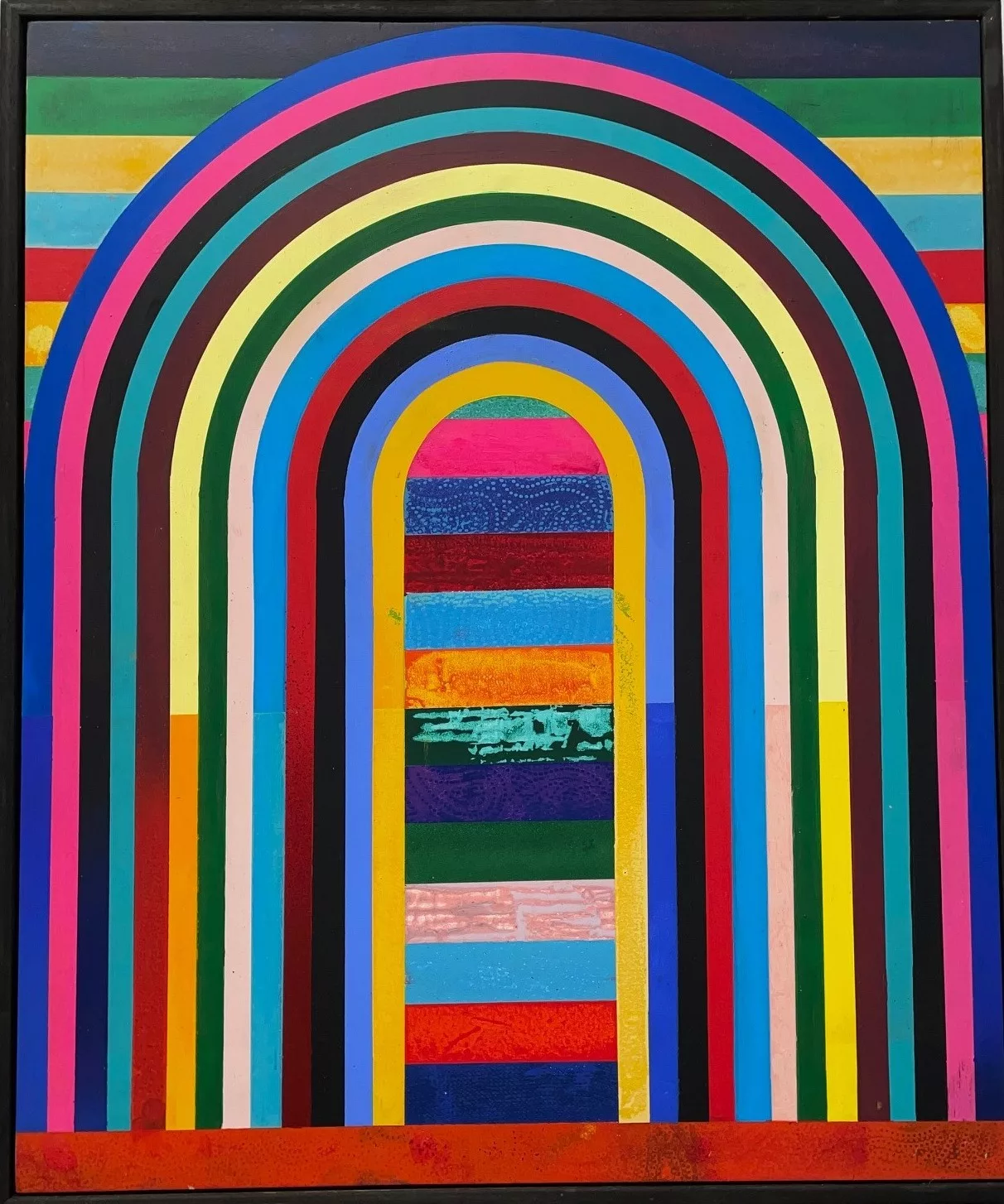 Lucky, 60x50cm, Matt Dosa, spray paint and acrylica on playwood pane