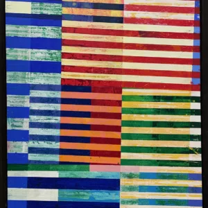 Untitled I, 40x30cm, Matt Dosa, spray paint and acrylic on playwood pane