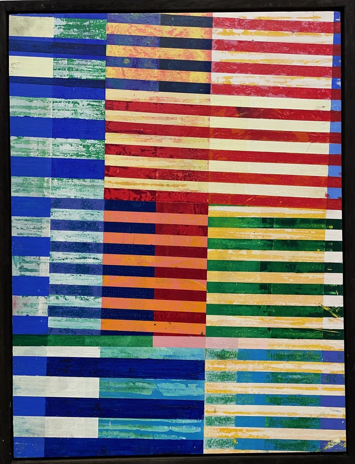 Untitled I, 40x30cm, Matt Dosa, spray paint and acrylic on playwood pane