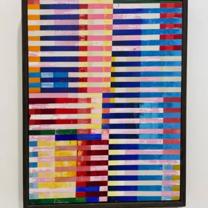 Untitled II, 40x30cm, Matt Dosa, spray paint and acrylic on playwood pane