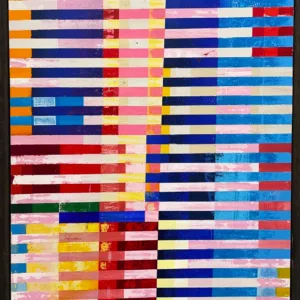 Untitled II, 40x30cm, Matt Dosa, spray paint and acrylic on playwood pane, a