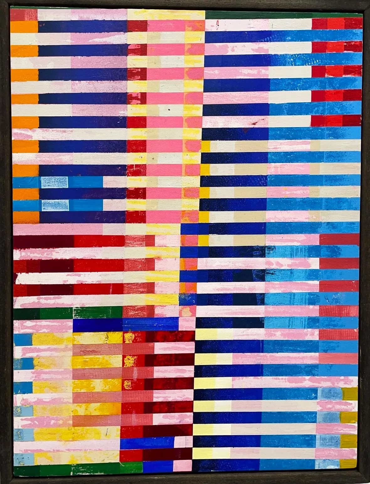 Untitled II, 40x30cm, Matt Dosa, spray paint and acrylic on playwood pane, a