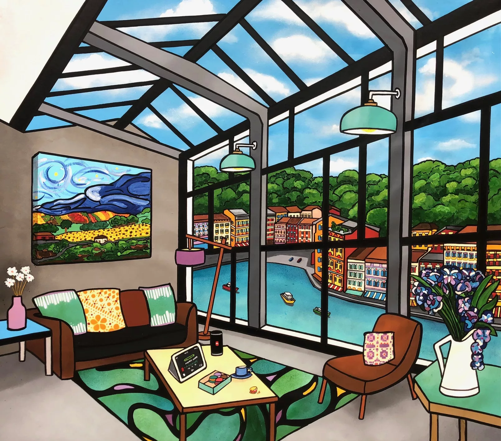 un temps pour soi, 100x90cm