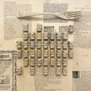 Gargantua, Stephane Gautier, 50x50cm, mixed media, 2016 (3)