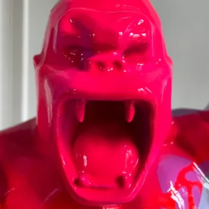 Kong Baril tagge by Richard Orlinski, 45x 25x16cm, unique piece, (10)