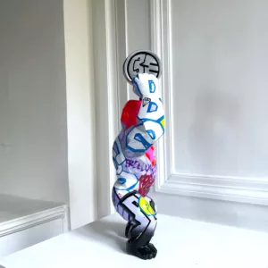 Kong Baril tagge by Richard Orlinski, 45x 25x16cm, unique piece, (5)