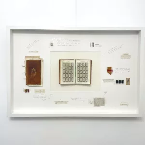 Lettres de Mme de Sevigne, Stephane Gautier, 64x96cm, mixed media, unique piece (1)